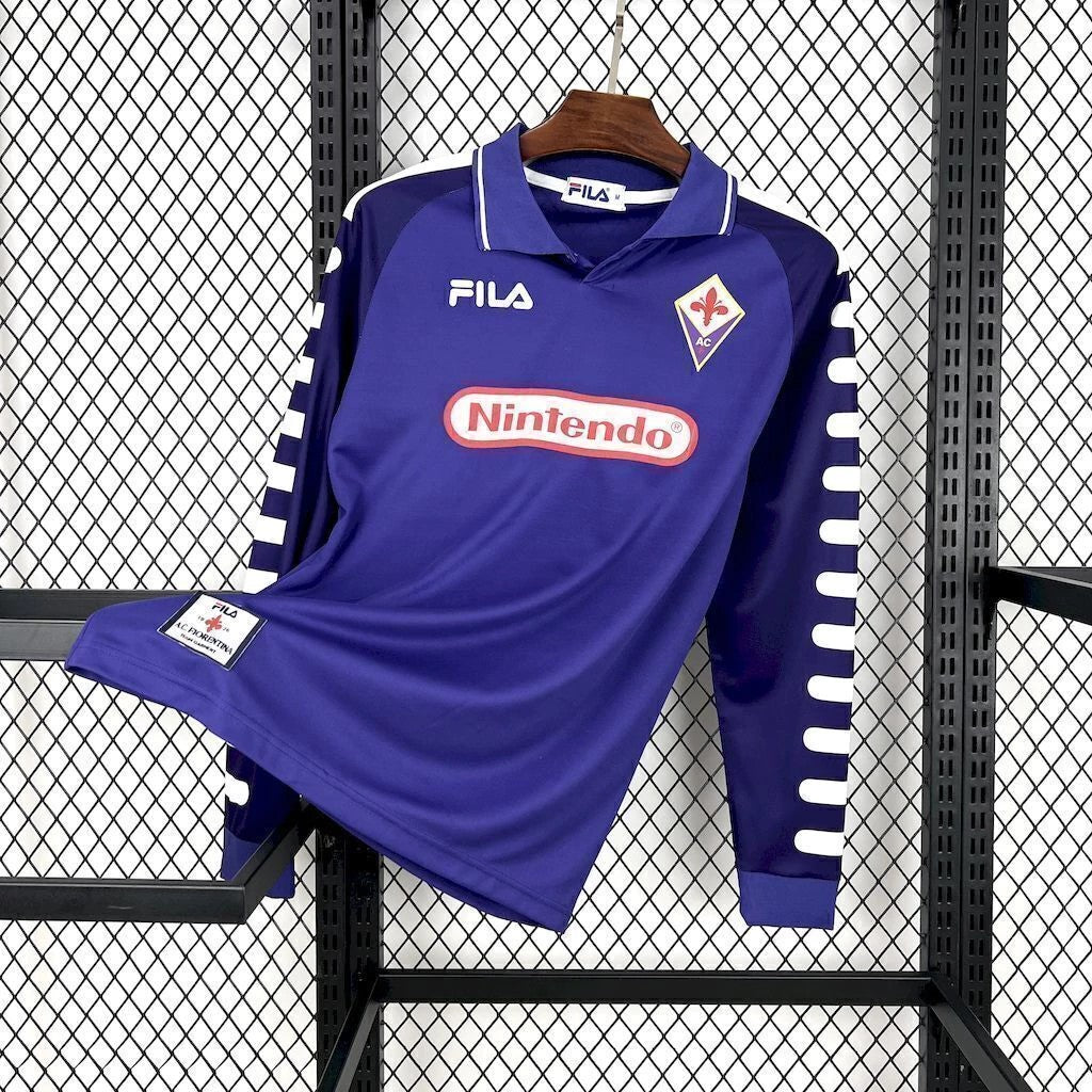 Camisa Fiorentina - 1998-1999 - Home - Manga Longa