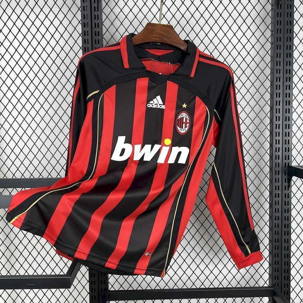 Camisa Milan - 2006-2007 - Home - Manga Longa