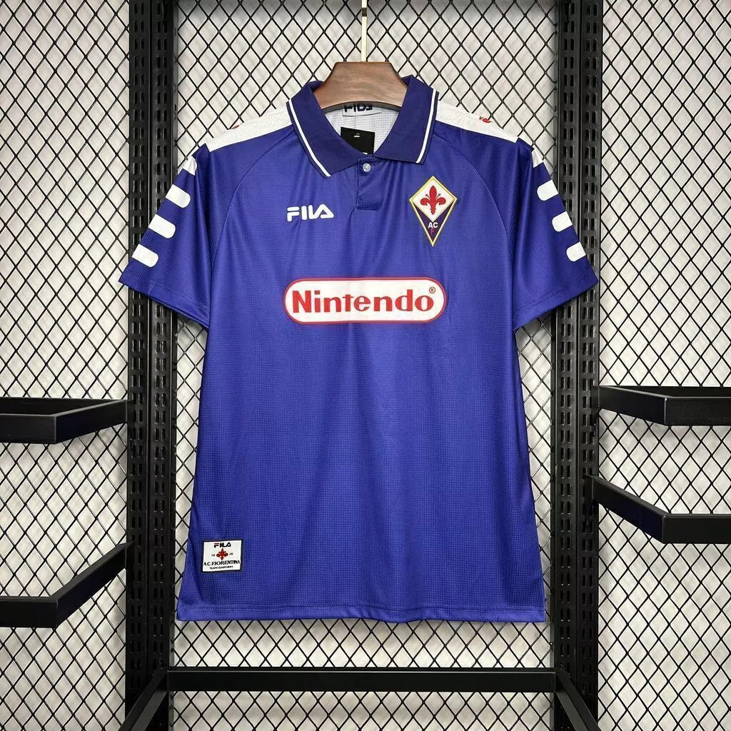 Camisa Fiorentina - 1998-1999 Home Nintendo