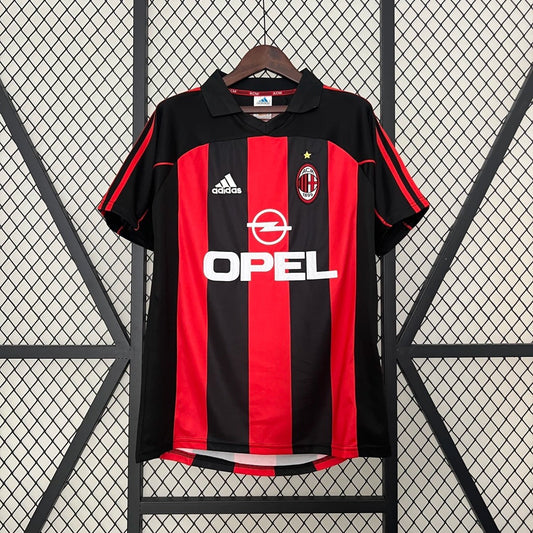 Camisa Milan - 2000-2002 Home
