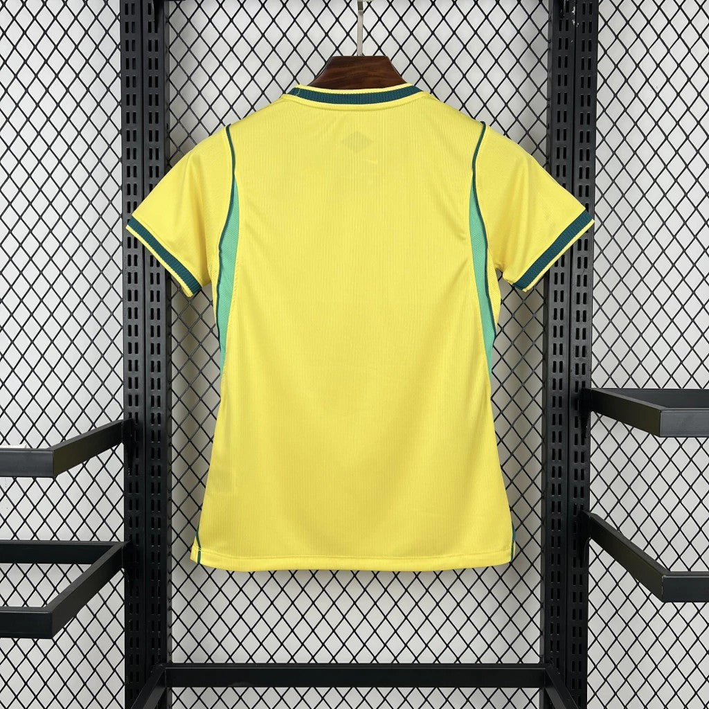 Camisa do Brasil Feminina - Amarela Home