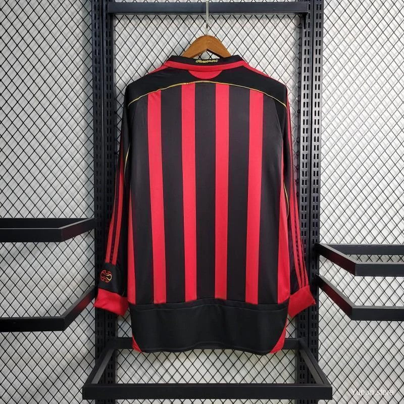 Camisa Milan - 2006-2007 - Home - Manga Longa