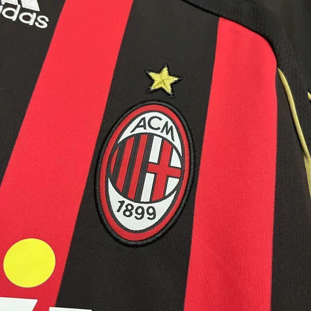 Camisa Milan - 2006-2007 - Home - Manga Longa