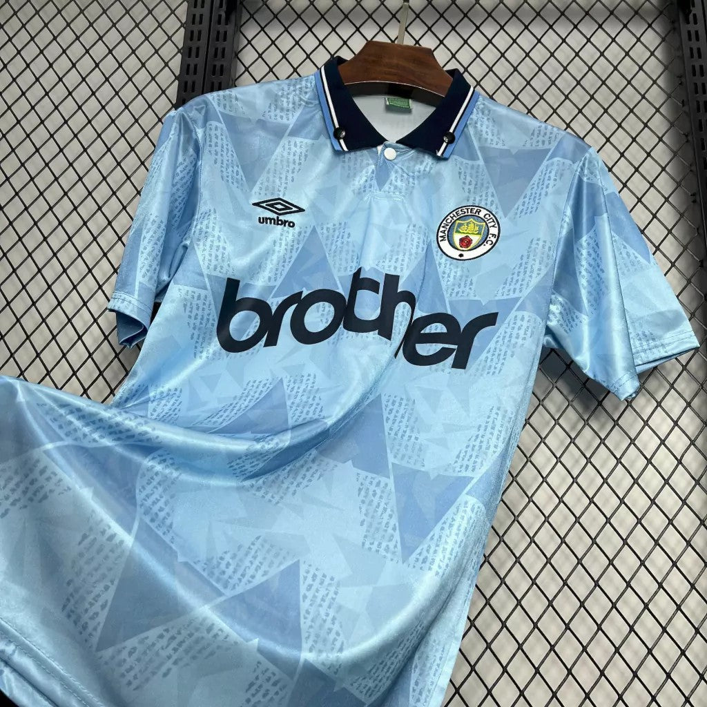Camisa Manchester City - 1989-1991 Home