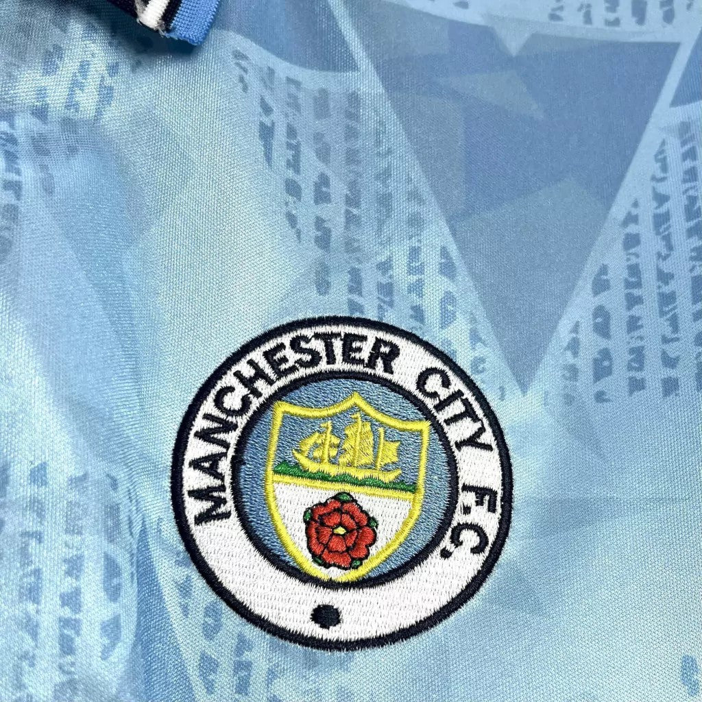 Camisa Manchester City - 1989-1991 Home