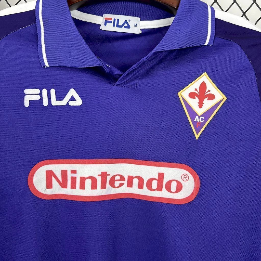 Camisa Fiorentina - 1998-1999 - Home - Manga Longa