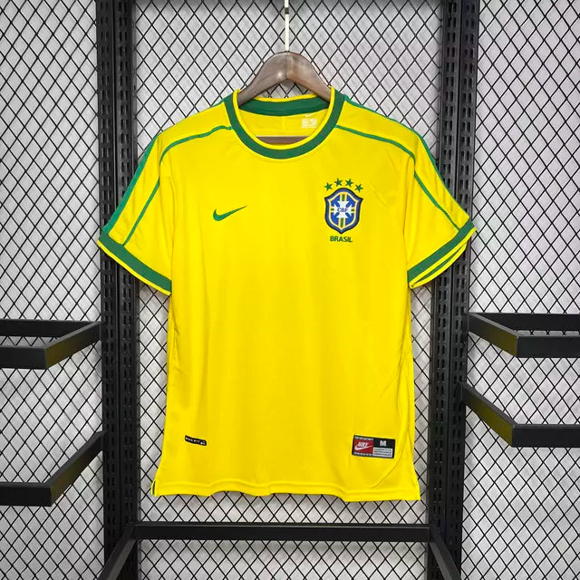 Camisa Brasil Amarela - Copa 1998 Home