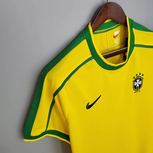 Camisa Brasil Amarela - Copa 1998 Home