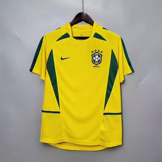 Camisa Brasil Amarela - Copa 2002 Home