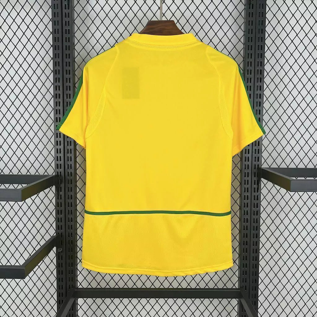 Camisa Brasil Amarela - Copa 2002 Home